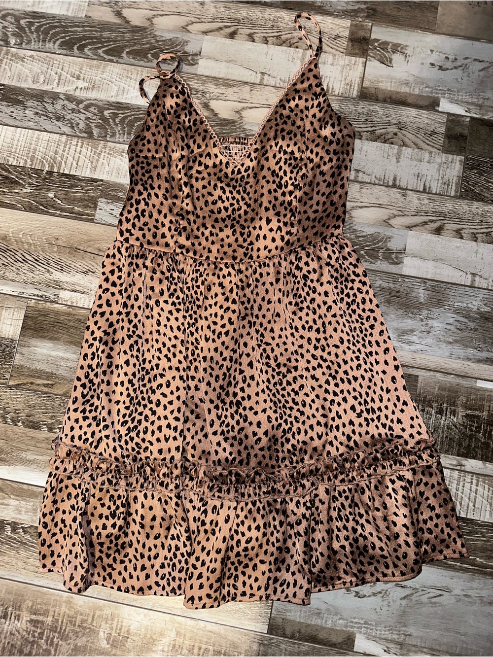 CUPSHE leopard sun dress